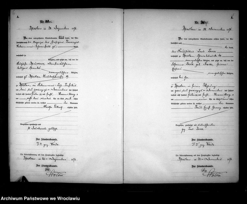 image.from.unit.number "Geburts-Neben-Register Breslau I 1876 Band 9"