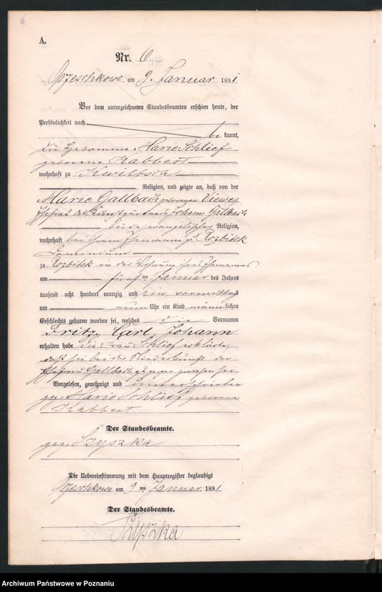 Obraz 9 z jednostki "Księga urodzeń"