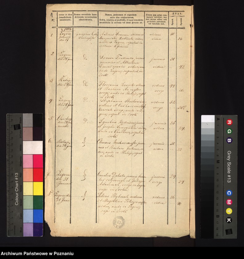 Obraz 3 z jednostki "Księga małżeństw"