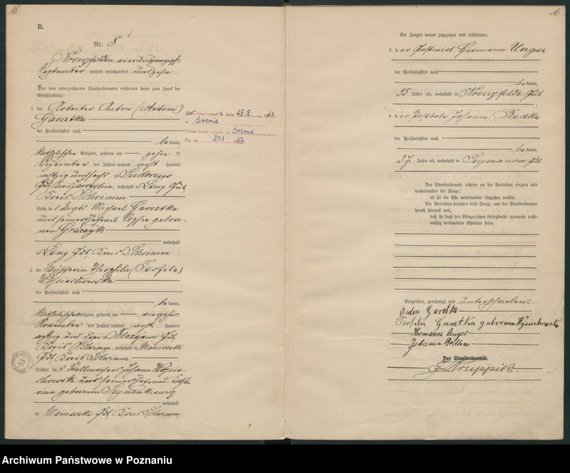 Obraz 10 z jednostki "Heirats-Haupt-Register"