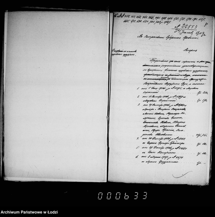 Obraz 11 z jednostki "O složenji so sčetov raznych štrafov"