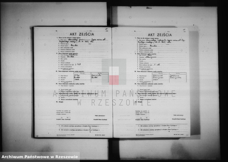 image.from.unit.number "Księga zejścia za lata 1835-1850 - odpis Czudec"