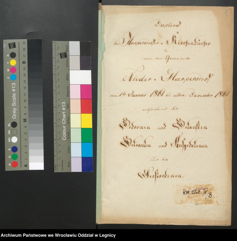 image.from.unit.number "Duplicat der Harpersdorfer Kirchenbücher von der Gemeinde Niederharpersdorf"