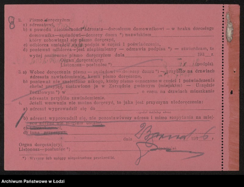 Obraz 10 z jednostki "Icek Jordan- prowadzenie zakładu zegarmistrzowskiego"