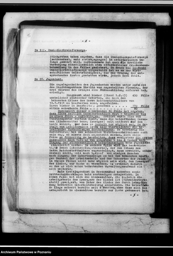 Obraz 19 z jednostki "Prüfung der Volkspflege und Jugendämter durch das Staatliche Gemeindeprüfungsamt."