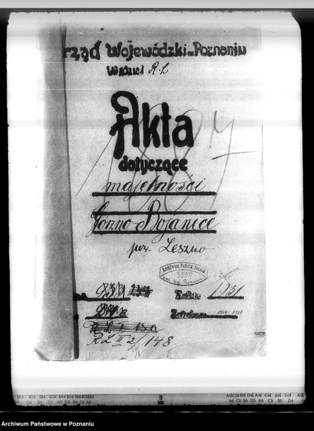 Obraz 4 z jednostki "Majętność leśna Górzno-Bojanice powiat leszczyński"