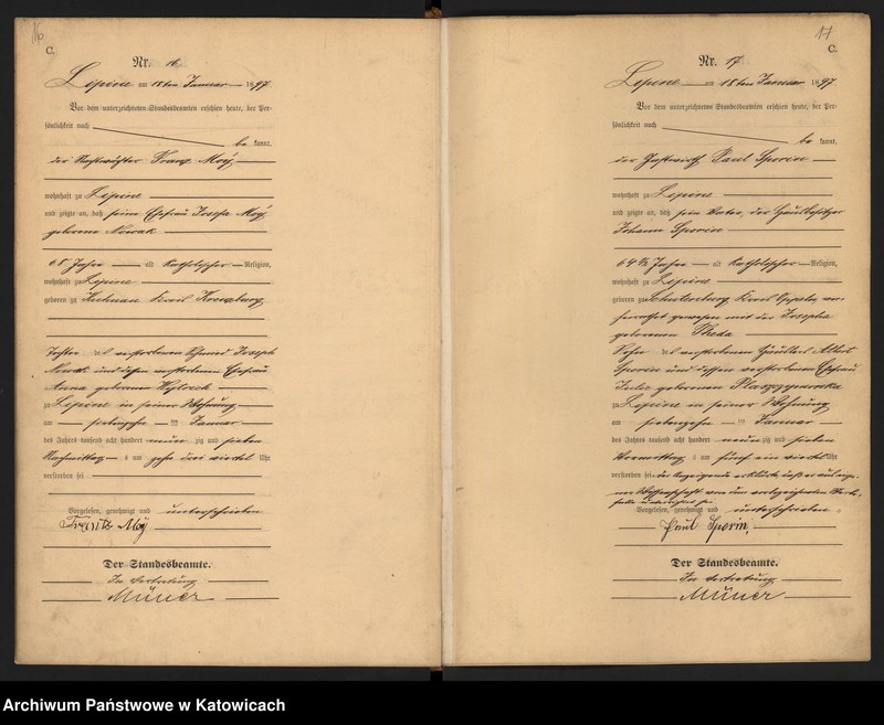 image.from.unit.number "Księga zgonów nr 1-501"