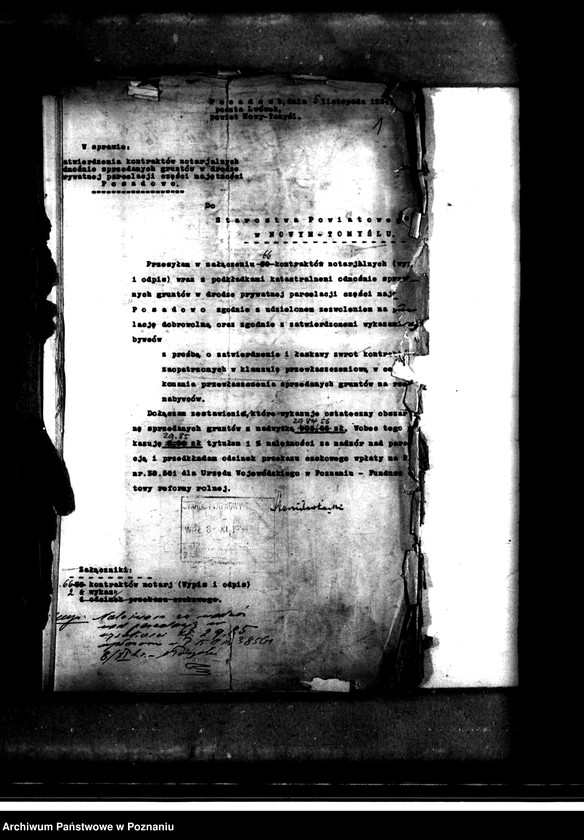 Obraz 5 z jednostki "/Kontrakty notarialne sprzedanych gruntów w drodze prywatnej parcelacji Posadowo/"