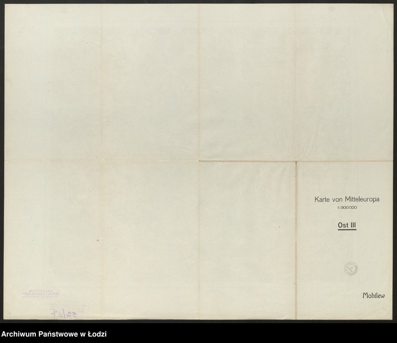 Obraz 2 z jednostki "Übersichtskarte von Mitteleuropa Mohilew"