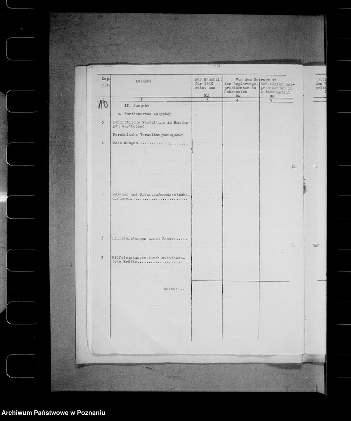 Obraz 14 z jednostki "Fundusze- Landrätliche Verwaltung"