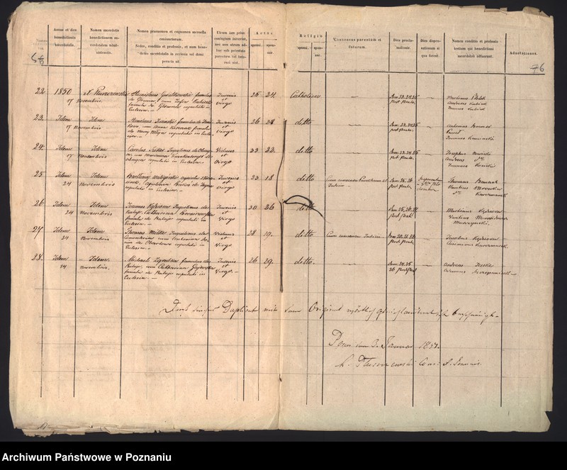 Obraz 5 z jednostki "Księga małżeństw"