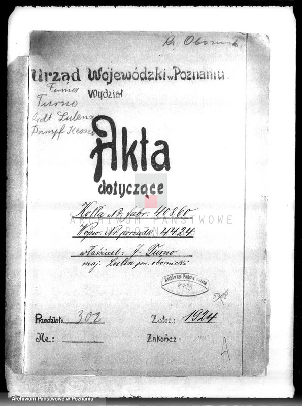 Obraz 4 z jednostki "Młyn parowy w Lulinie, pow. obornicki"