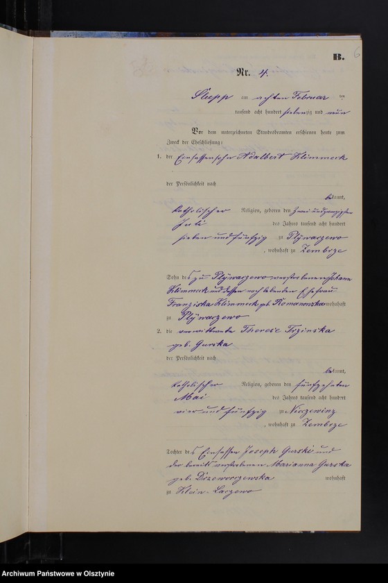 image.from.unit.number "Heiraths-Neben-Register Nr 1 - 24"