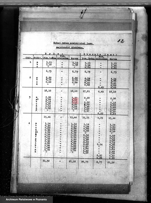 Obraz 16 z jednostki "/Nadzór nad gospodarką leśną majętności Siekówko/ 1938-1948"