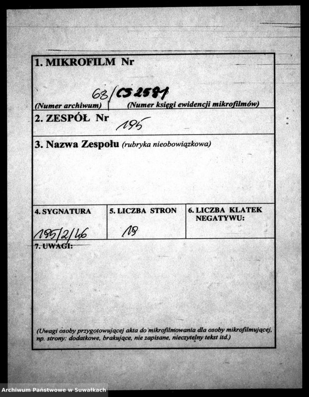 image.from.unit.number "[Dokumenty do akt małżeństw wyznania ewangelicko-augsburskiego w Wiżajnach]"
