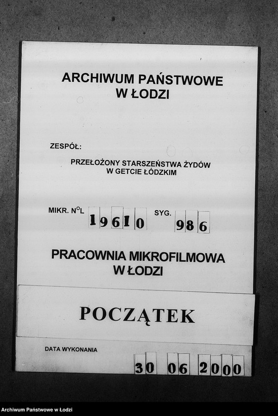 Obraz 1 z jednostki "[Protokoły stwierdzające na podstawie zeznań 2 świadków personalia i tożsamość osób ubiegających się o kartę tożsamości]"
