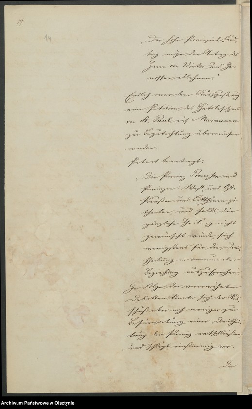 image.from.unit.number "Die Constituirung getrennter Provinzial Verbände für Ost- und Westpreussen"