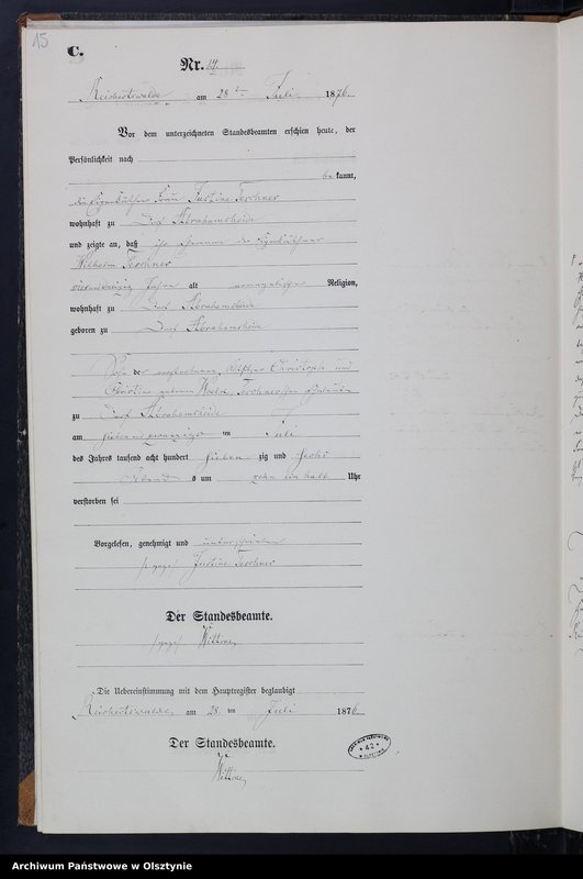 image.from.unit.number "Sterbe-Neben-Register Nr 1 - 31"