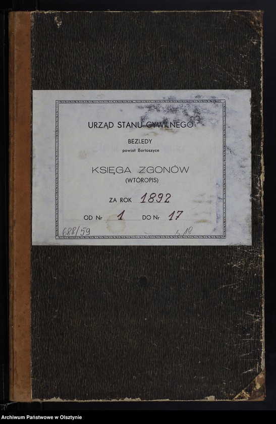 image.from.unit.number "Sterbe-Neben-Register Nr 1 - 17"