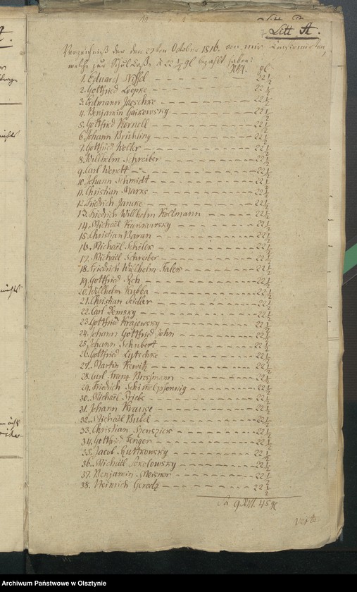 image.from.unit.number "Riesenburgschen Schul-Cassen- Rechnung"