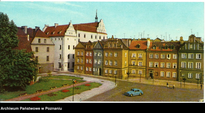 Obraz 1 z jednostki "Poznań - Plac Kolegiacki, w głębi pałac Górków"