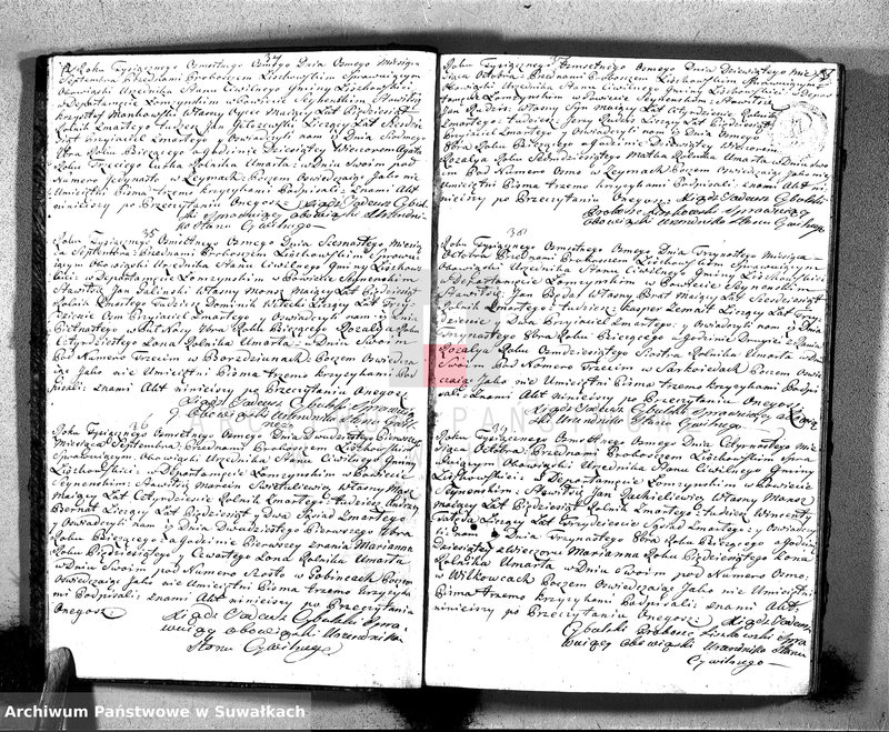 Obraz 9 z jednostki "Akta Umarłych od pierwszego Maia Roku Tysiącznego Osimsetnego Osmego Parafij Liszkowskiey"