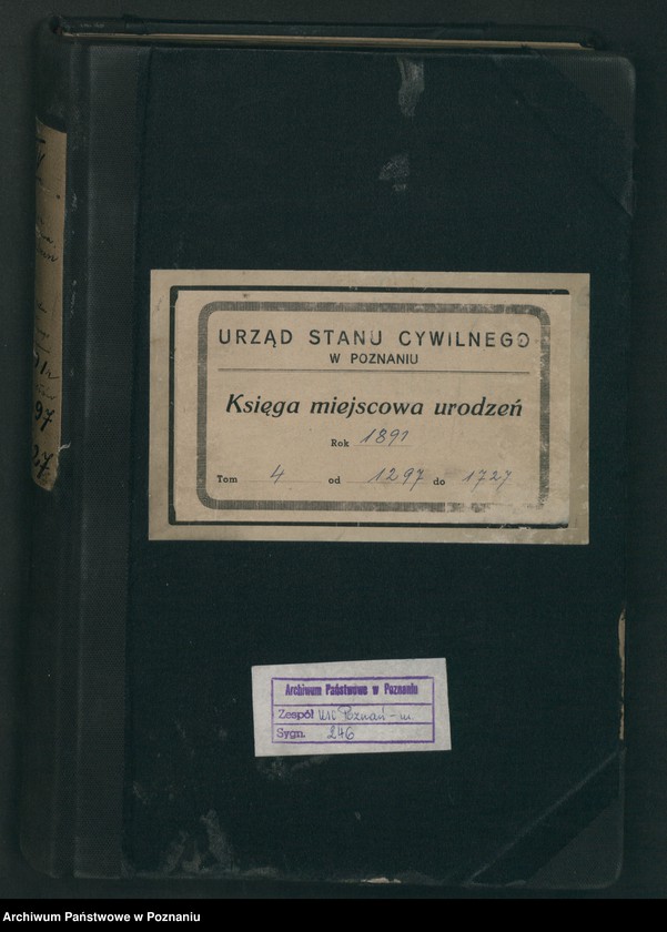 Obraz 2 z jednostki "Księga urodzeń t. IV"