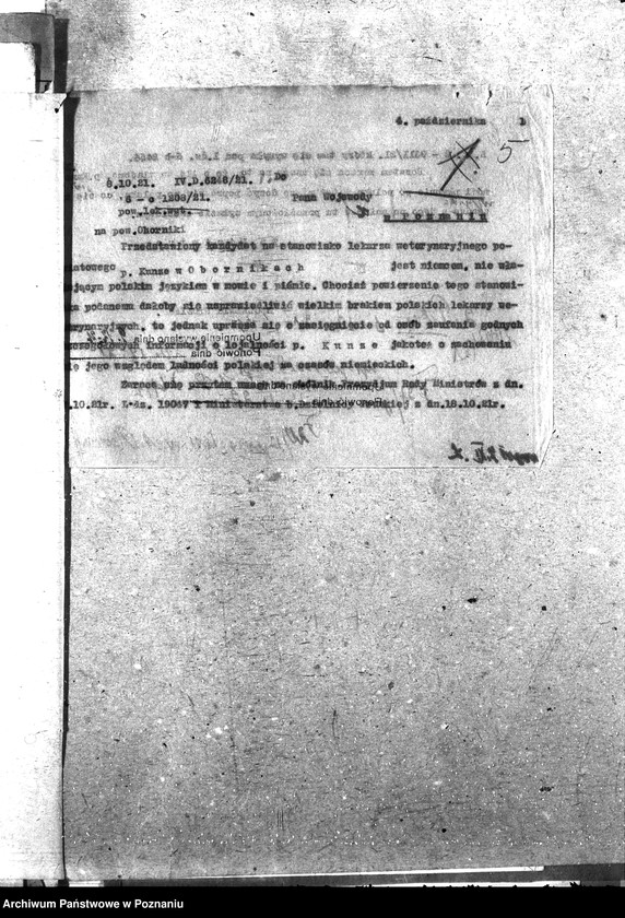 Obraz 9 z jednostki "Pow. lekarz Weterynaryjny Oborniki"