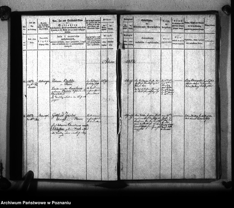 Obraz 11 z jednostki "Księga małżeństw"