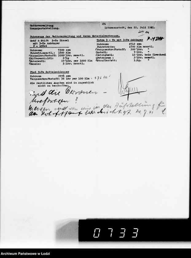 Obraz 18 z jednostki "Rüstungsinspektion des Wehrkreises XXI Abt.Verwaltung.[Korespondencja w sprawie przydziału żelaza]"