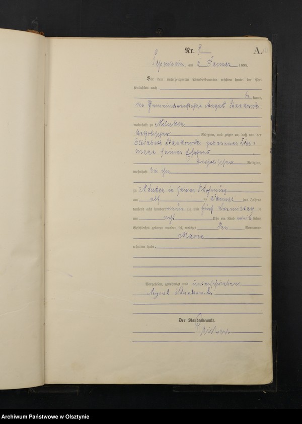 image.from.unit.number "Geburts-Haupt-Register Nr 1 - 264"