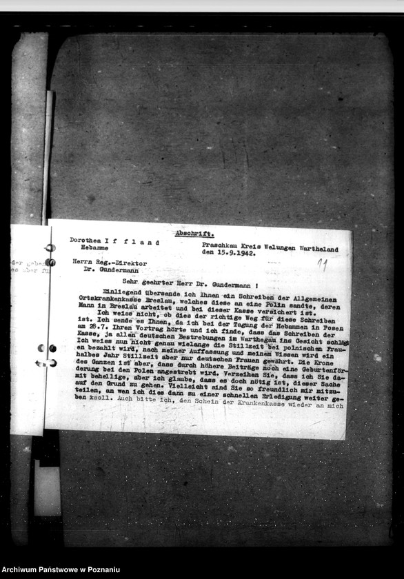 Obraz 15 z jednostki "Wochenfürsorge - fürsorgerechtliche Wochenhilfe"