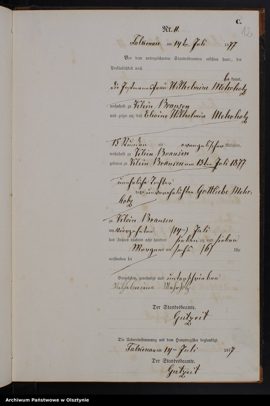 image.from.unit.number "Sterbe-Neben-Register Nr 1 - 22"