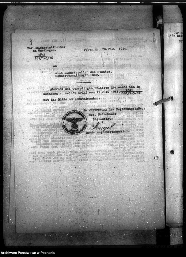 Obraz 9 z jednostki "Verwaltungsangelegenheiten der Abteilung VII A."