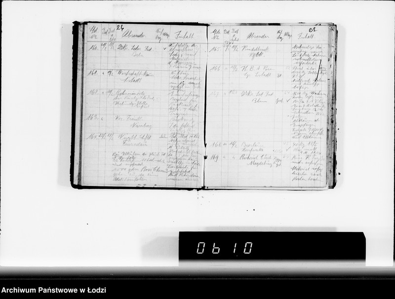 Obraz 19 z jednostki "Eingang [książka magazynowa towarów przychodzących do Getta]"