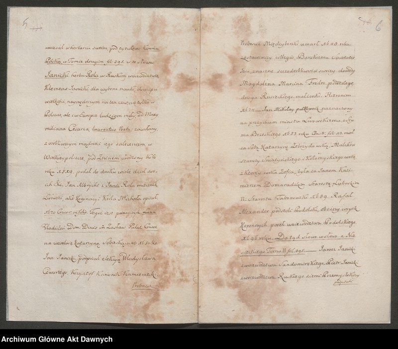 image.from.unit.number "Janicki vel Jagnicki h. Rola. Tablica genealogiczna. Notatki do genealogii."