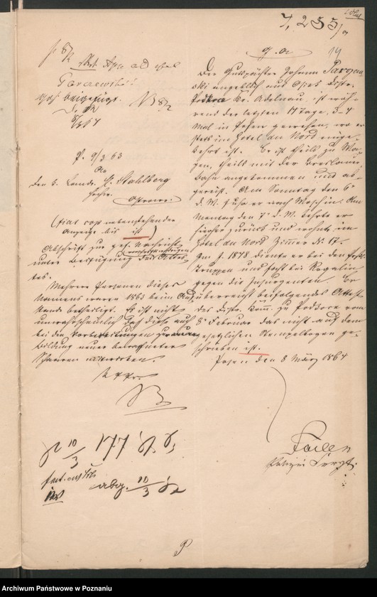 Obraz 17 z jednostki "A. betr. Familie von Parczewski"