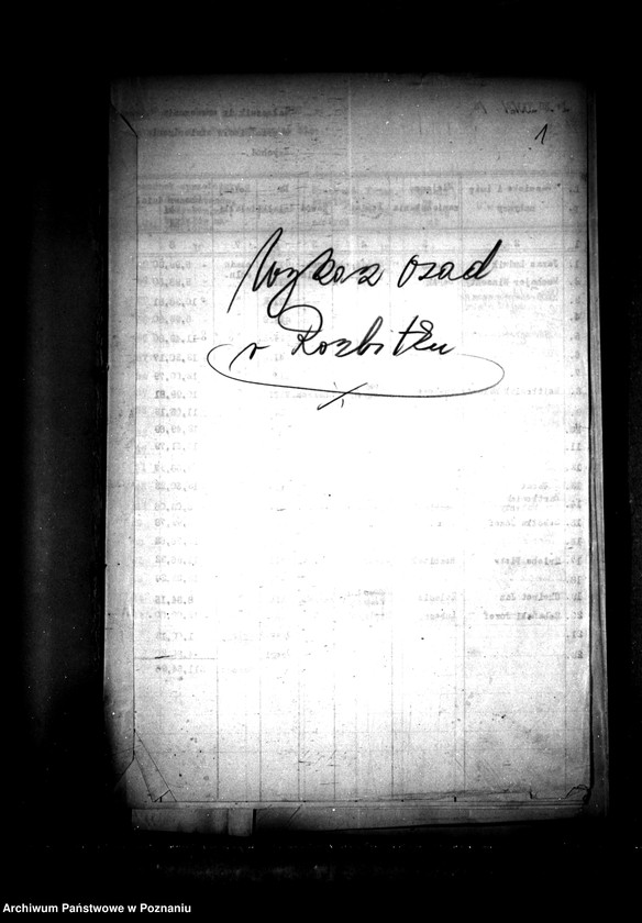 Obraz 5 z jednostki "Tymczasowy rejestr pomiarowo-parcelacyjny odnośnie gruntów przeznaczonych do przymusowego wykupu w roku 1938/39"