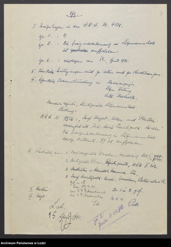 Obraz 9 z jednostki "Józef Fraget- Fabryka wyrobów srebrnych i platerowanych"