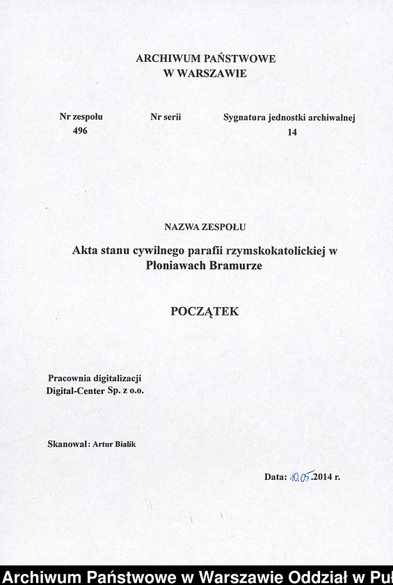 image.from.unit.number "Akta urodzeń, małżeństw i zgonów"