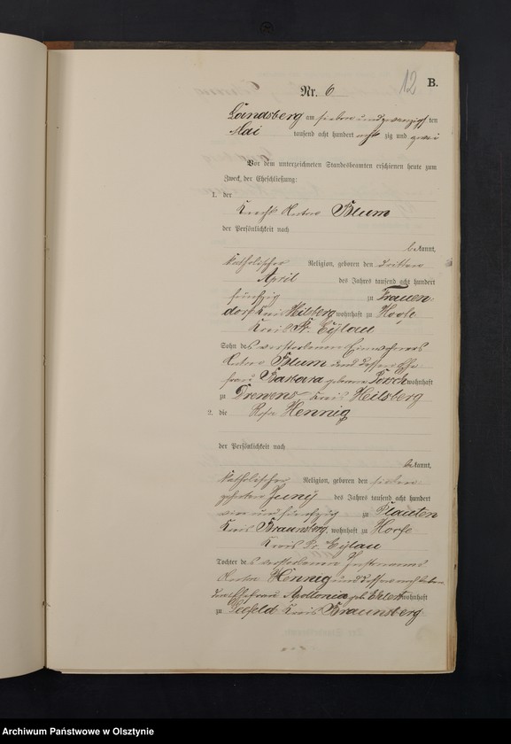image.from.unit.number "Heiraths-Neben-Register Nr 1 - 24"
