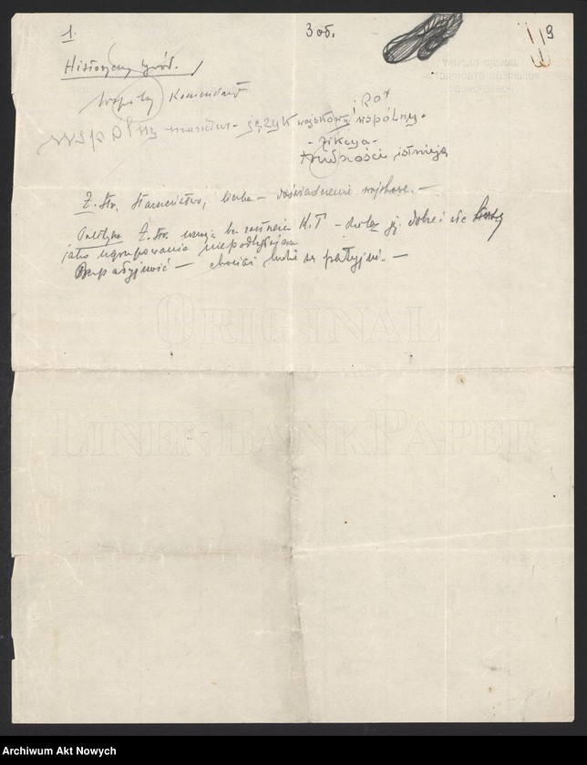 image.from.unit.number "Działalność społeczna, polityczna, i wojskowa Władysława Sikorskiego w Galicji w okresie przed wybuchem I wojny światowej. Projekty uchwał i memoriałów, korespondencja."