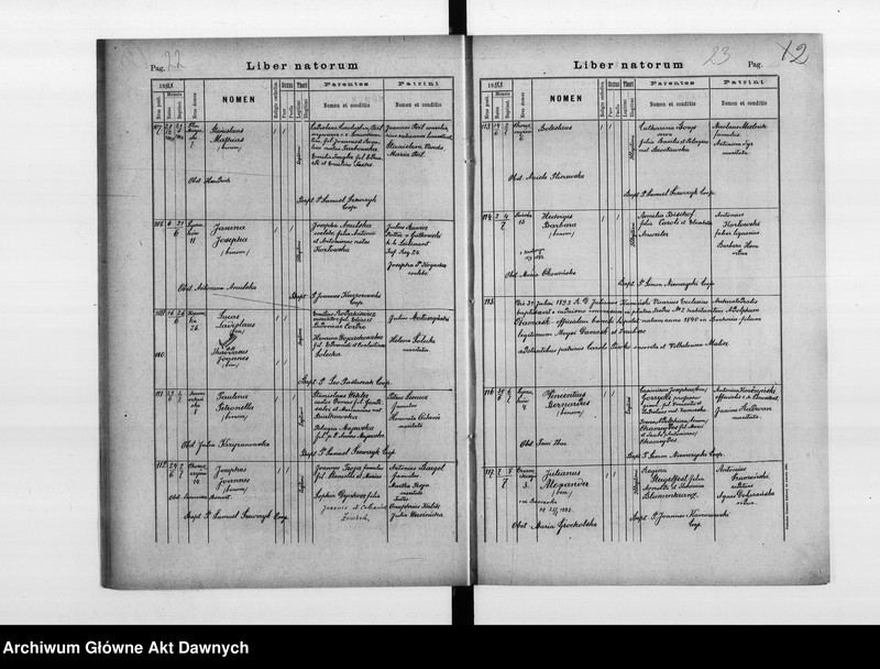 image.from.unit.number "Parafia: Lwów, parafia św. Andrzeja. Dekanat: Lwów. Księga metrykalna urodzeń, ślubów i zgonów dla całej parafii."