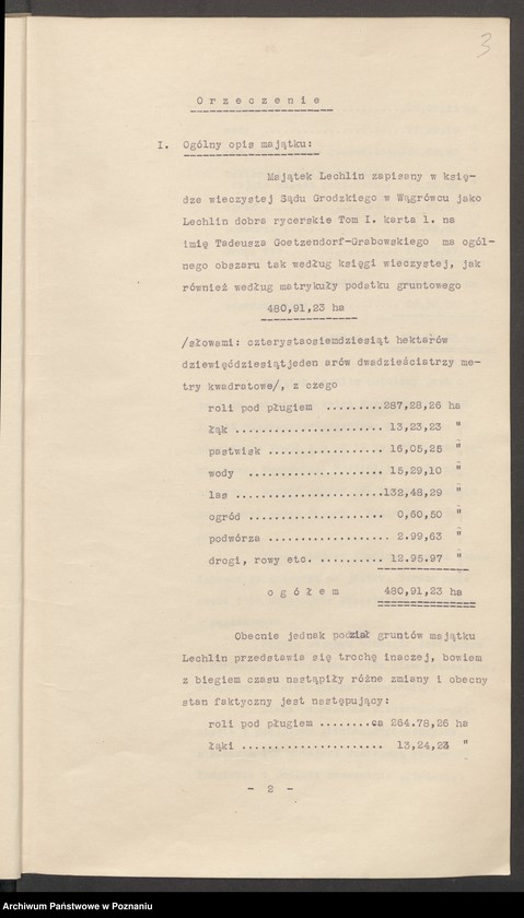 Obraz 7 z jednostki "Oszacowanie majątku Lechlin"