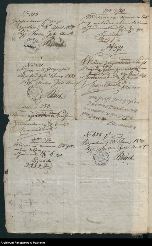 Obraz 10 z jednostki "A. betr. den diesseitigen Untertanen polnischen Flüchtling Joseph von Zaborski"