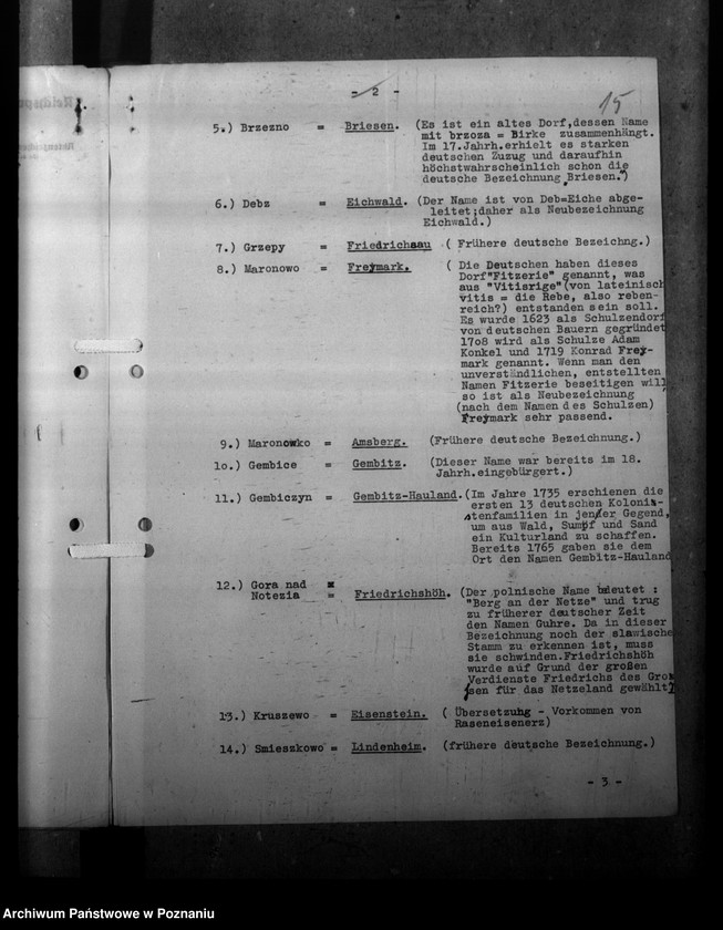 Obraz 19 z jednostki "Ortsnamenänderung - Kreis Scharnikau (Czarnków)"