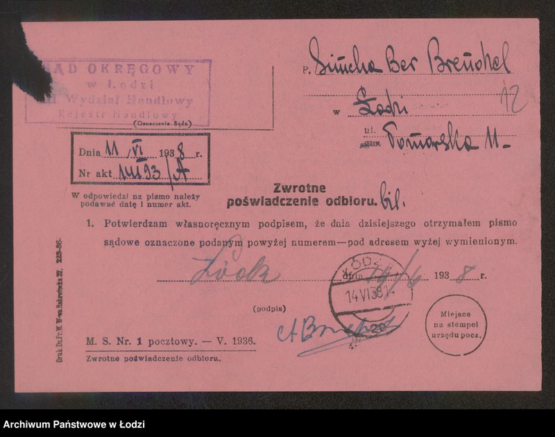 Obraz 14 z jednostki "Simcha Ber Brendzel- drobna sprzedaż konfekcji"