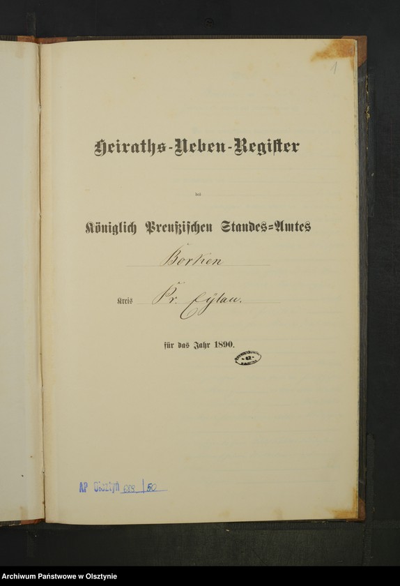 image.from.unit.number "Heiraths-Neben-Register Nr 1 - 11"
