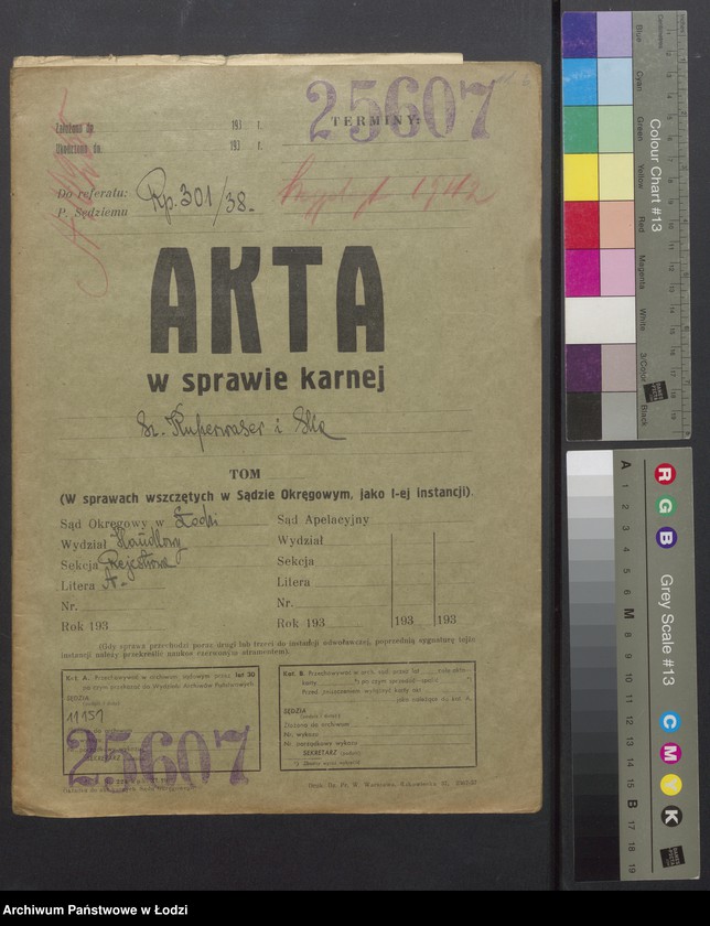 Obraz 2 z jednostki "Szaja Kuperwasser, Abram Juda Wagensberg, Dawid Zełman Urbach, Moszek Joskowicz, Lejbus Wajnberg- sprzedaż towarów włókienniczych własnego wyrobu"