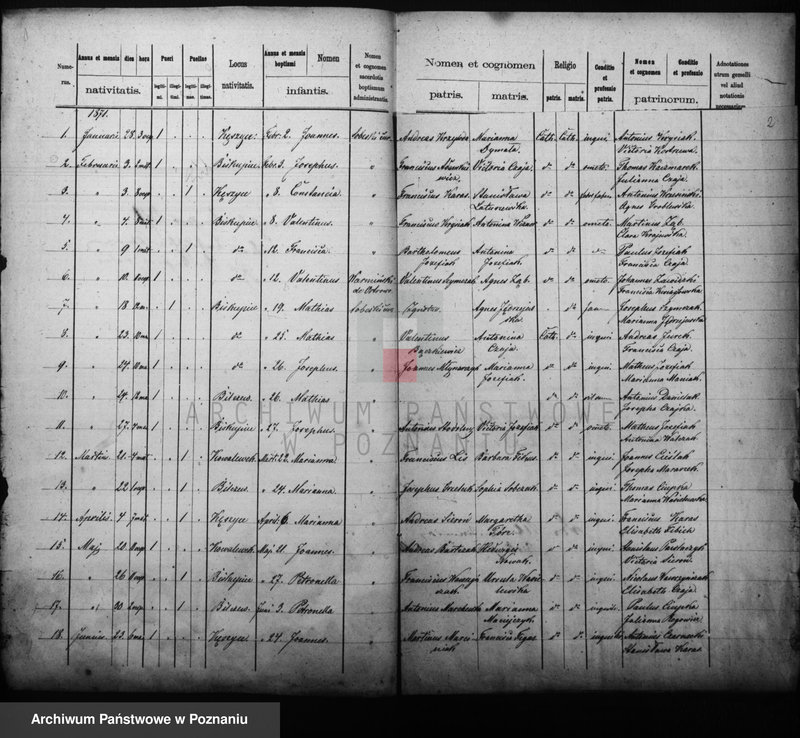 Obraz 3 z jednostki "Liber duplicatus baptisatorum"